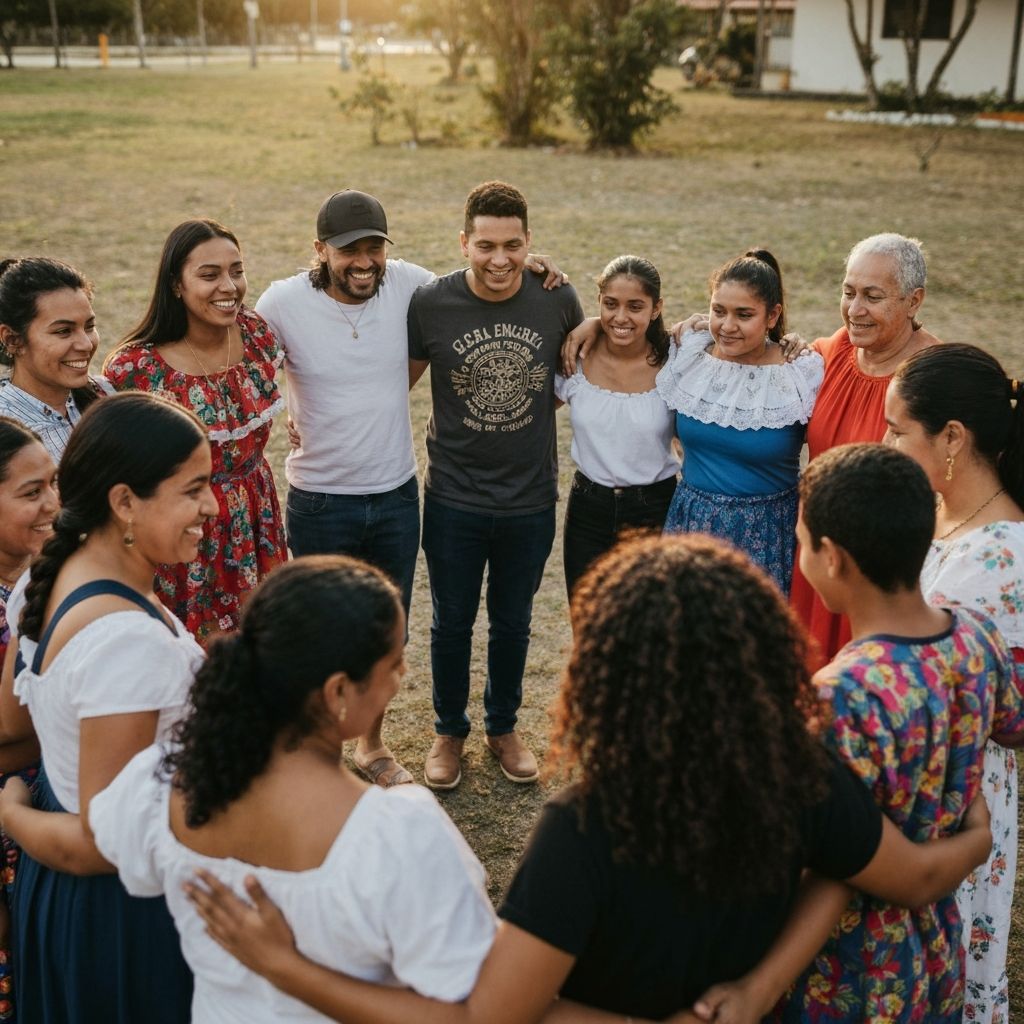 Comunidad de Garabito participando junta